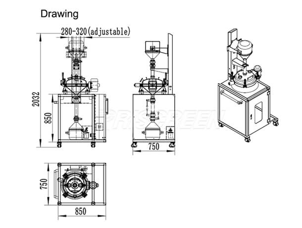 3D Metal Powder Recycling Sieve