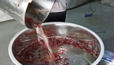 High Frequency Vibrating Screen For Sieving Grape Pulp Liquid Material