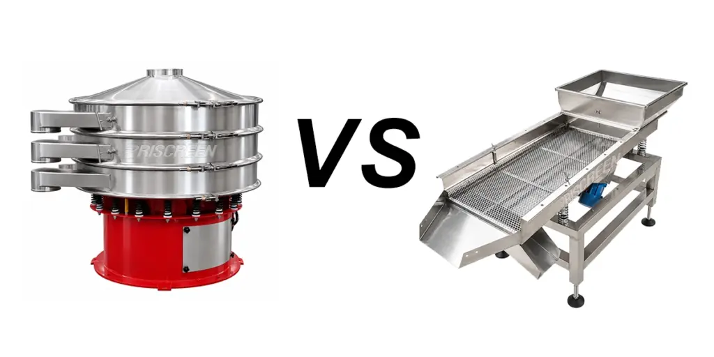 Rotary vibrating screen vs linear vibrating screen